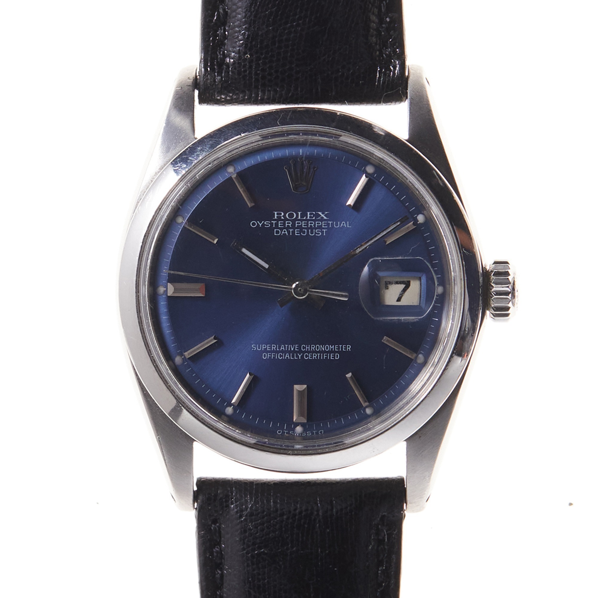 Rolex Stainless Steel Ref. 1600 Datejust Model Wristwatch, Circa 1964