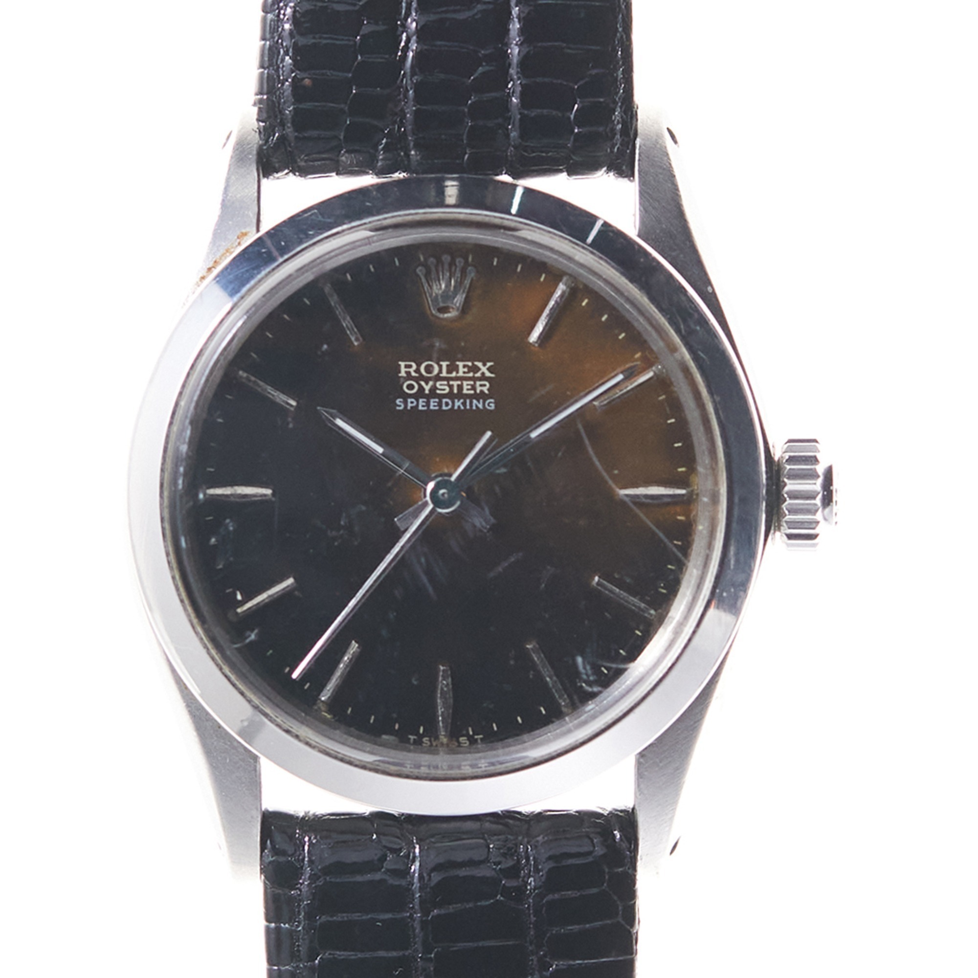 Rolex Speedking Ref. 6430 Steel Wristwatch with Tropical Dial, Circa 1966