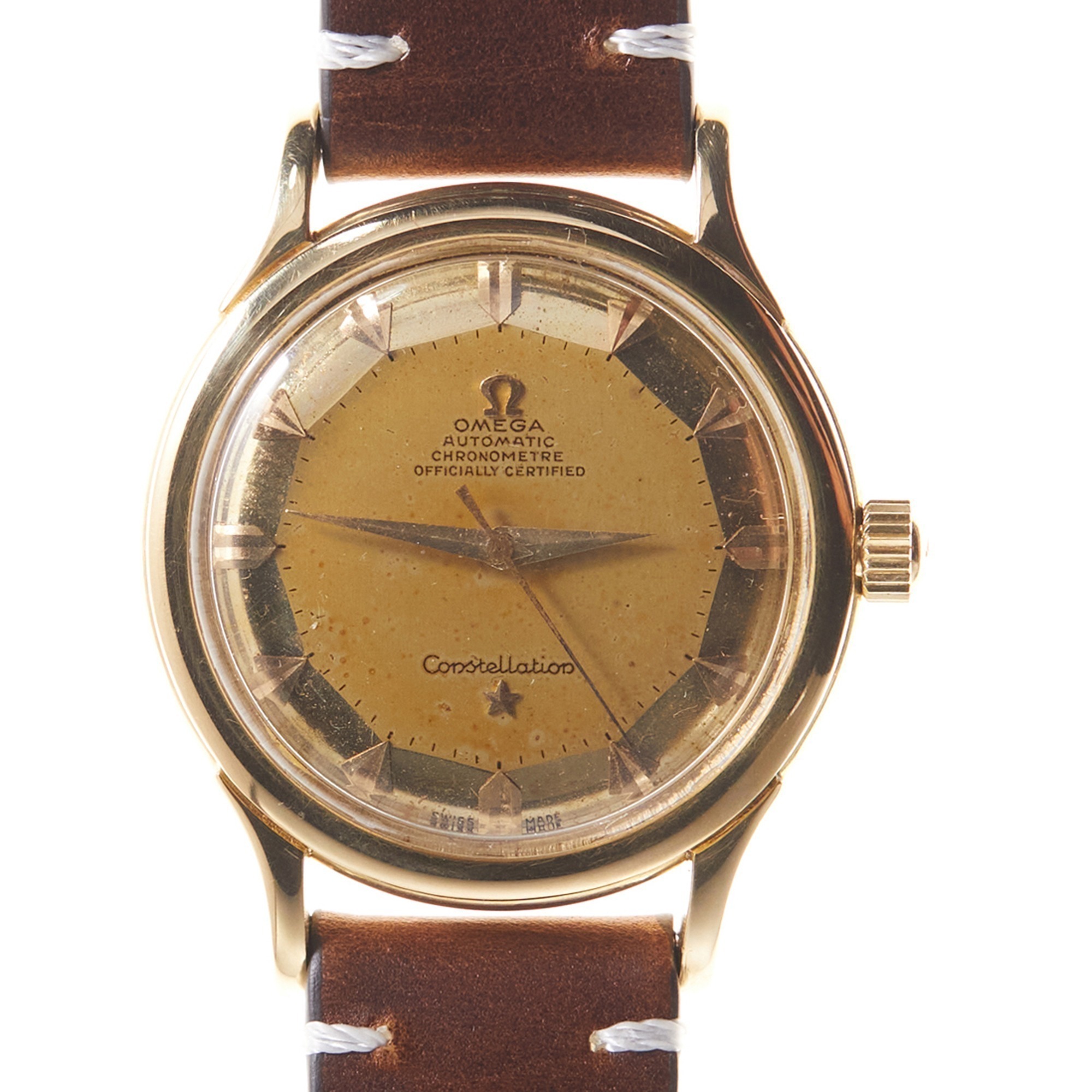 Omega Constellation 18K Yellow Gold Wristwatch