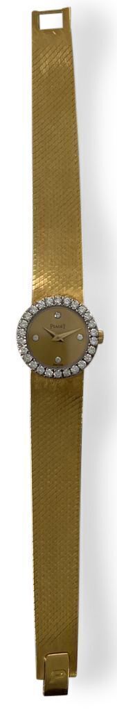 Piaget 18K Yellow Gold and Diamond Woman's Dress Wristwatch - 2