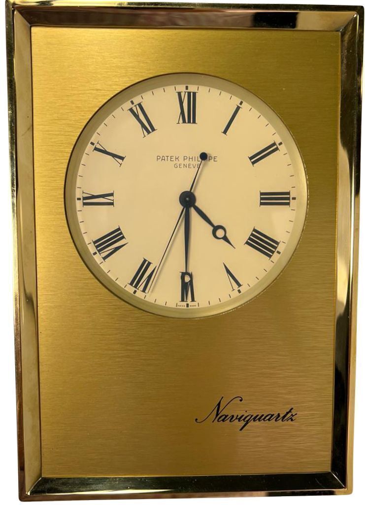 Patek Philippe Naviquartz Table Clock, Circa 1975