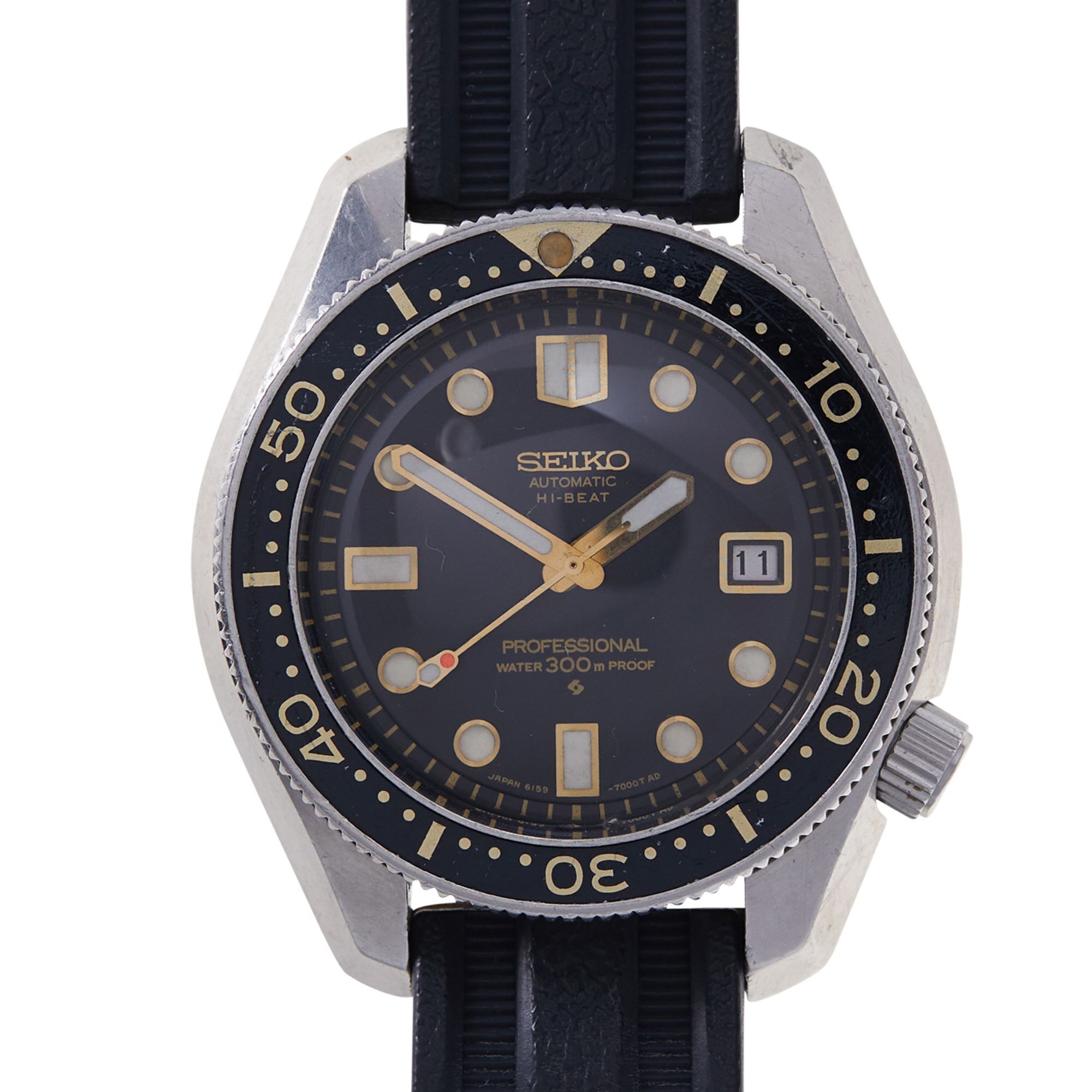 Rare Seiko Hi-Beat Stainless Steel Automatic Diver's Watch