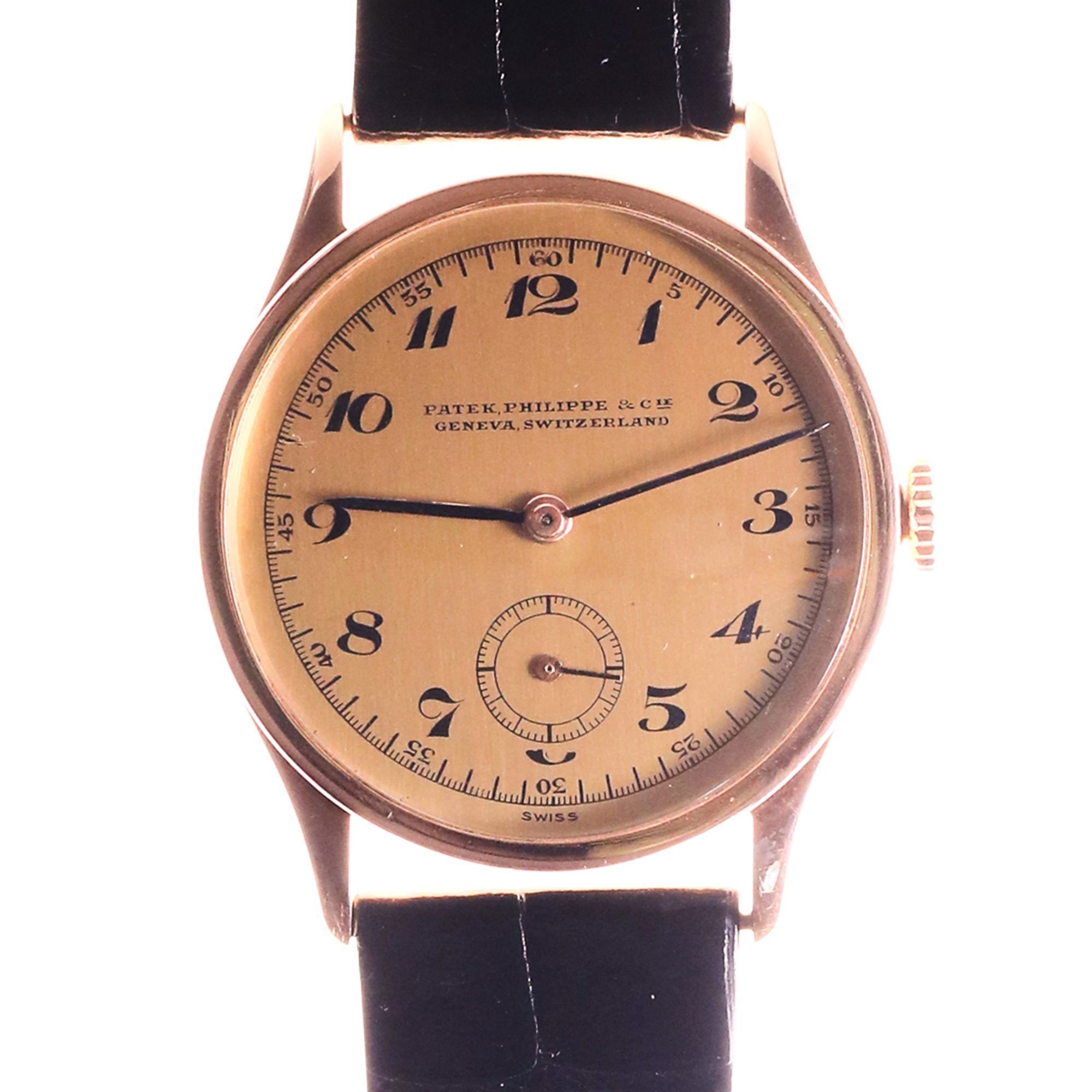 Patek Philippe Ref. 570 18K Rose Gold Men's Wristwatch