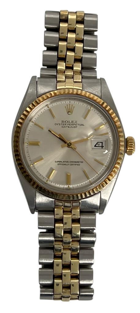 Rolex Ref. 1601 Men's 14k Yellow Gold & Stainless Steel Wristwatch