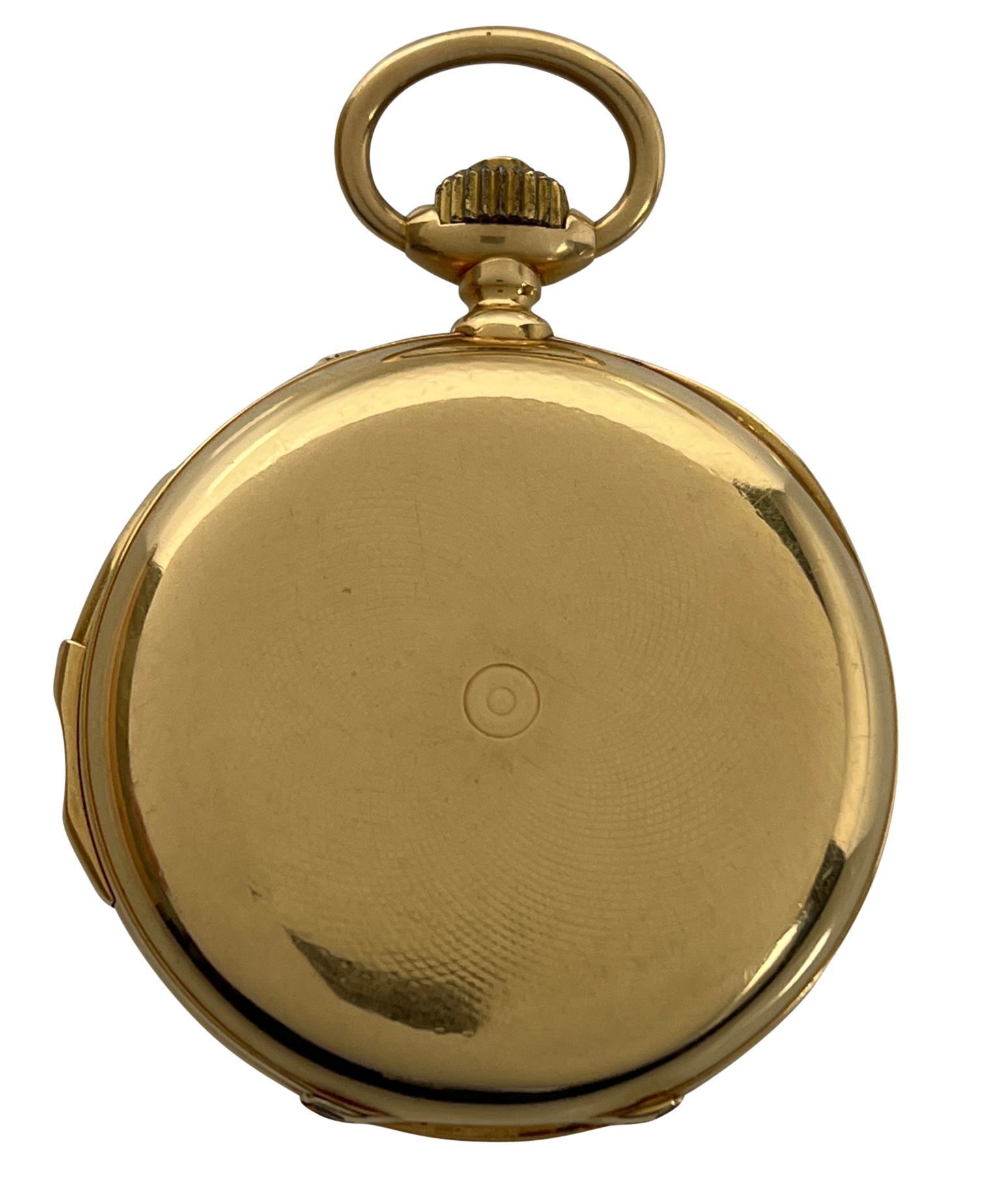 L. Audemars Russian Market Minute Repeater 18K Gold Hunting Case Pocket Watch - 6