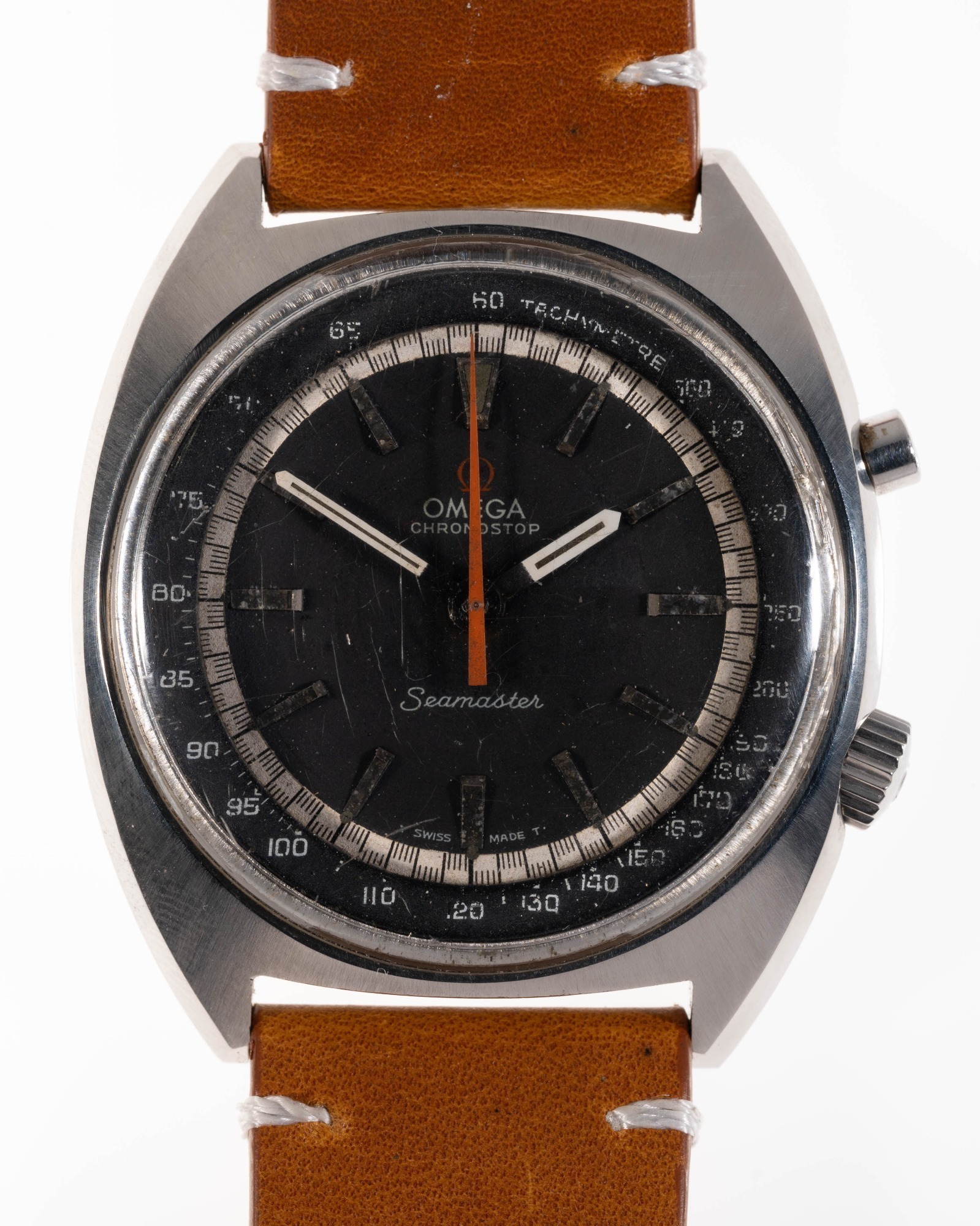Omega Seamaster ChronoStop Ref. 145.007 Stainless Steel Chronograph Wristwatch