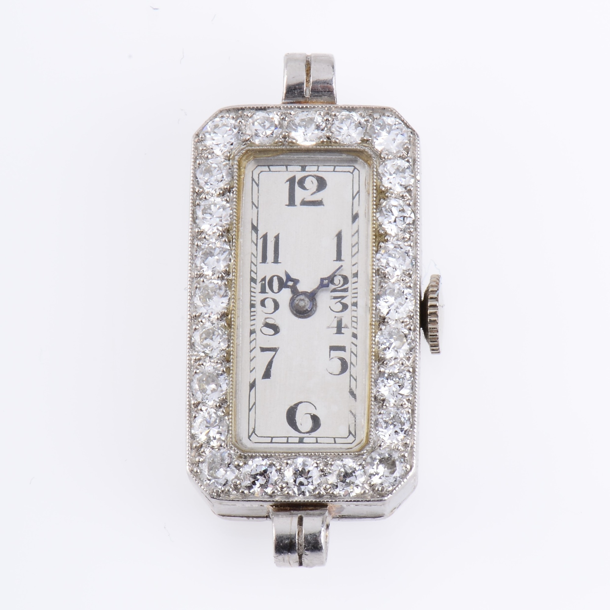 Audemars Piguet Art Deco Platinum and Diamond Ladies Wristwatch