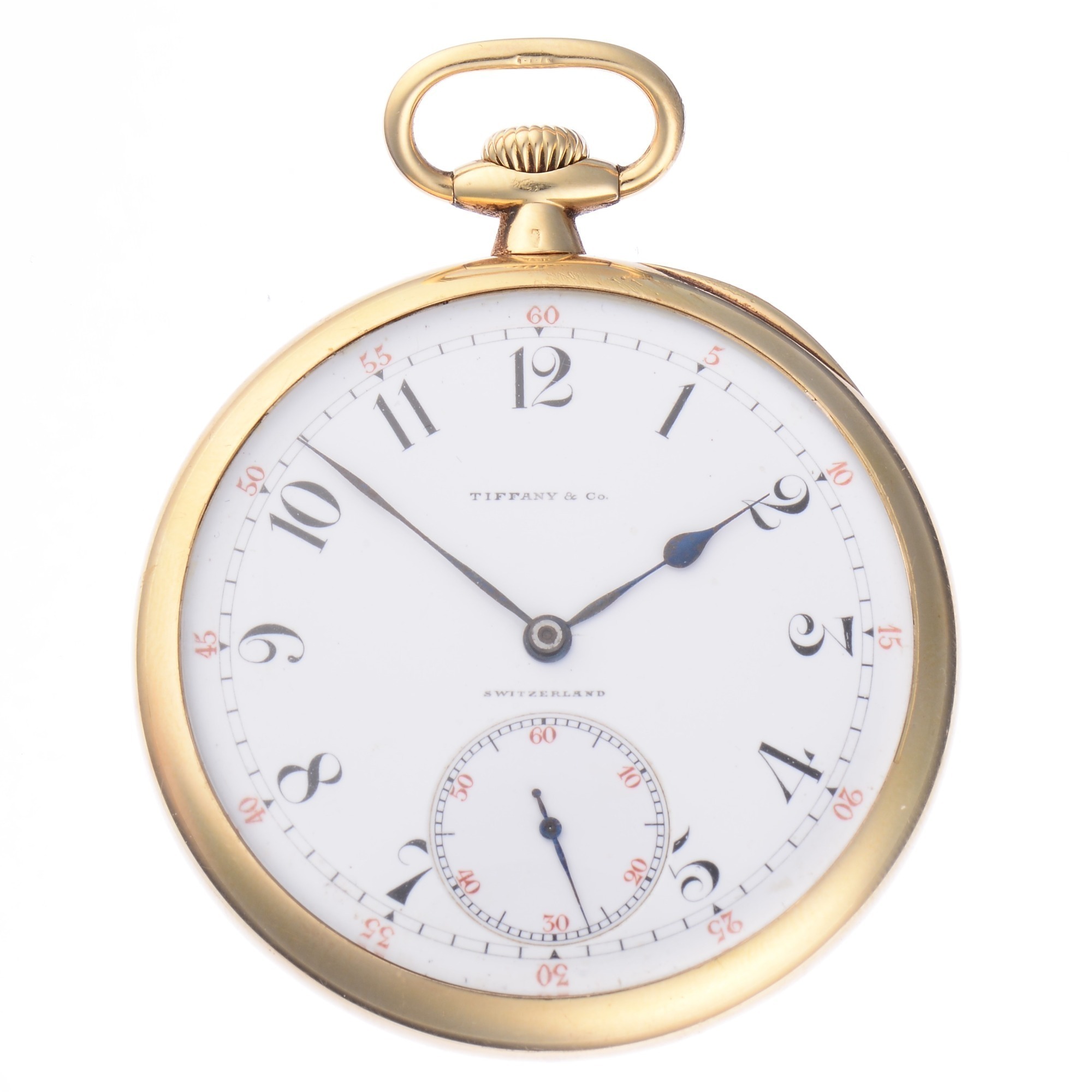 Patek Philippe For Tiffany and Co. 18K Gold Pocket Watch