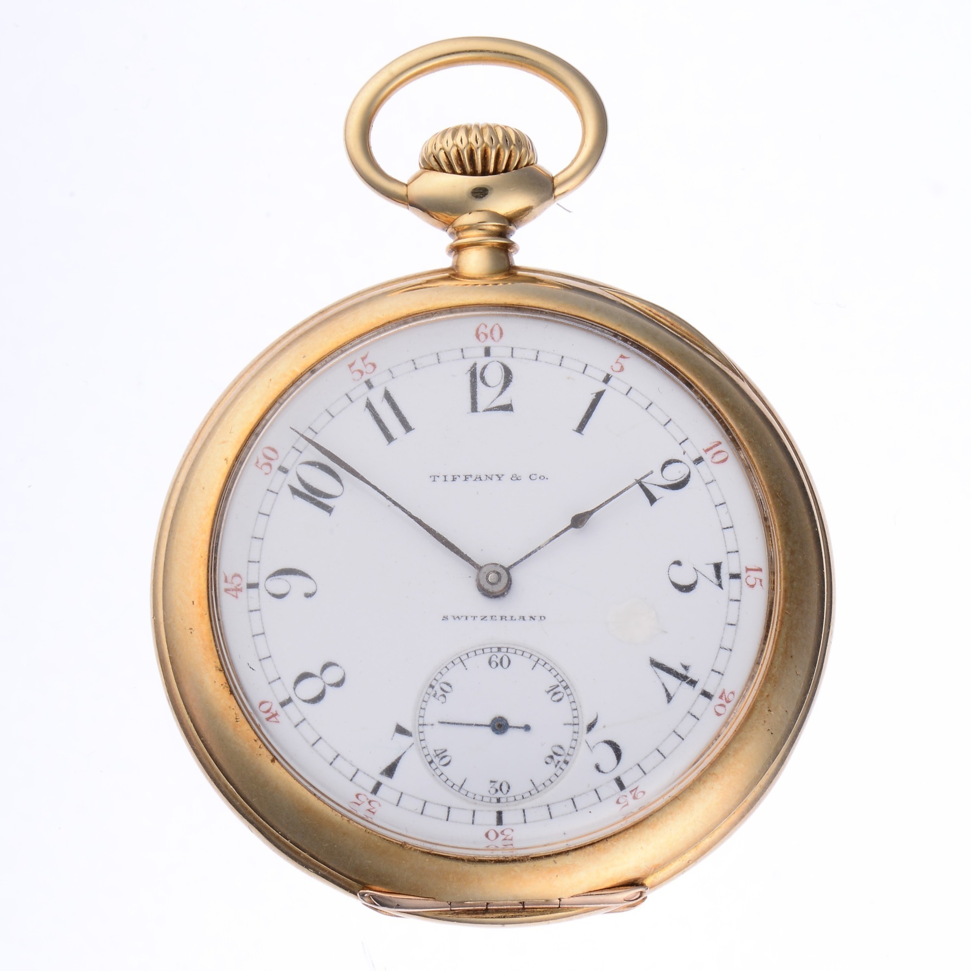 Agassiz For Tiffany and Company 18K Yellow Gold Pocket Watch