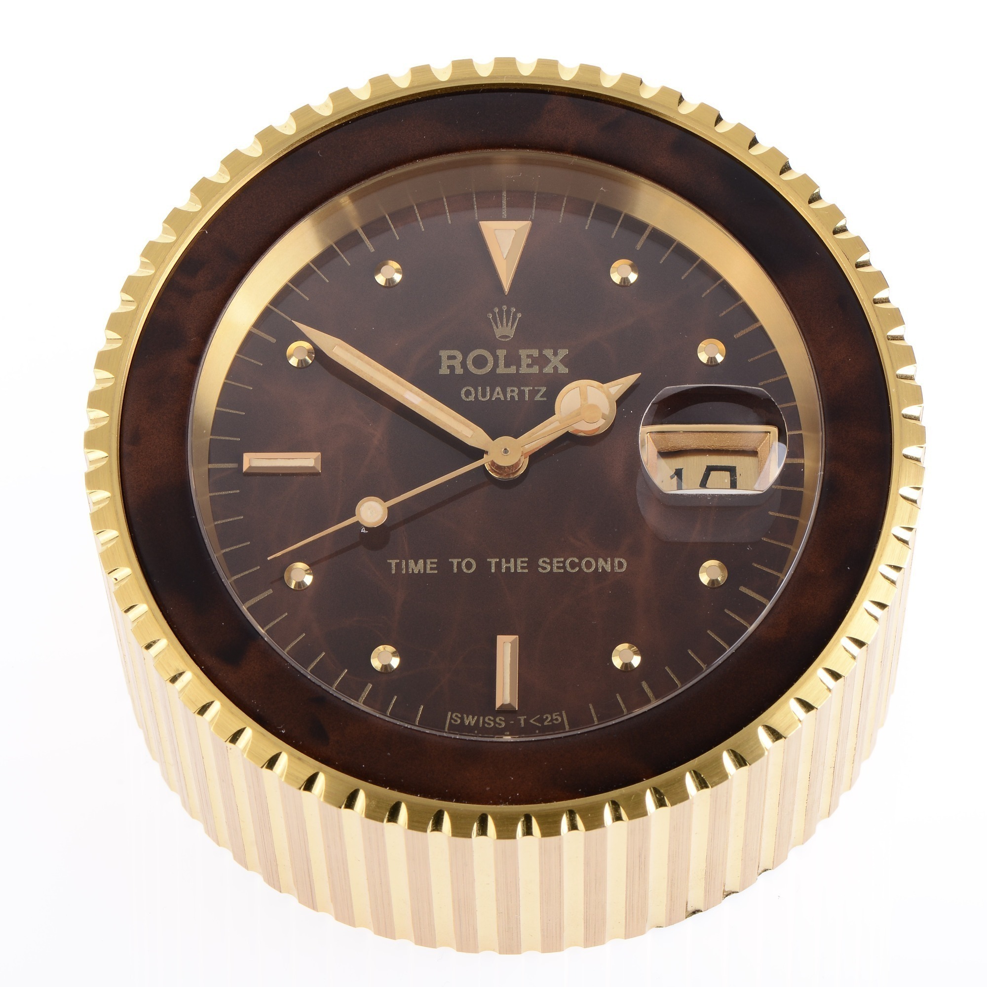 Rolex Ref. 455 Time To The Second Display Desk Clock