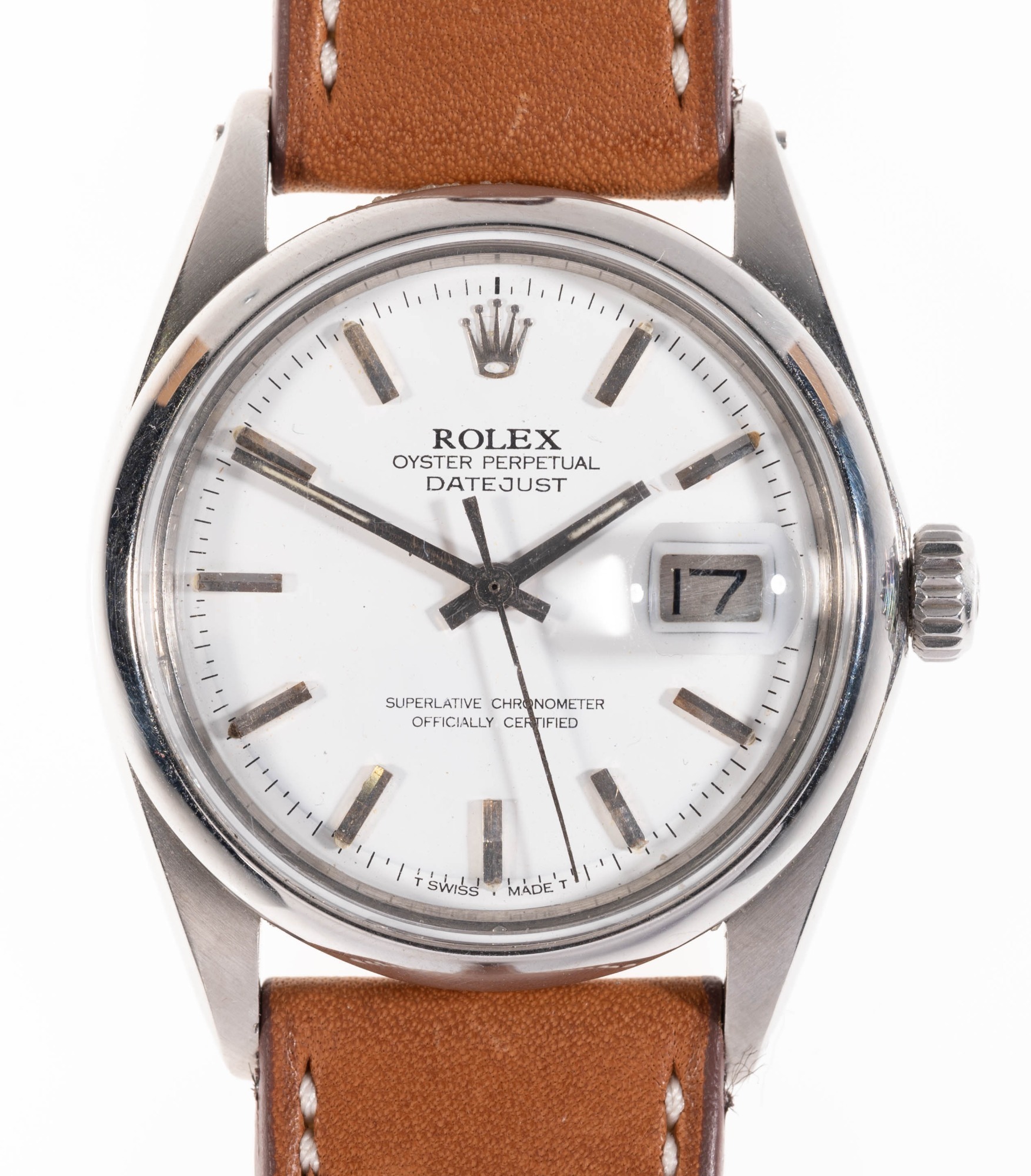 Rolex DateJust Ref. 1600 Stainless Steel Wristwatch