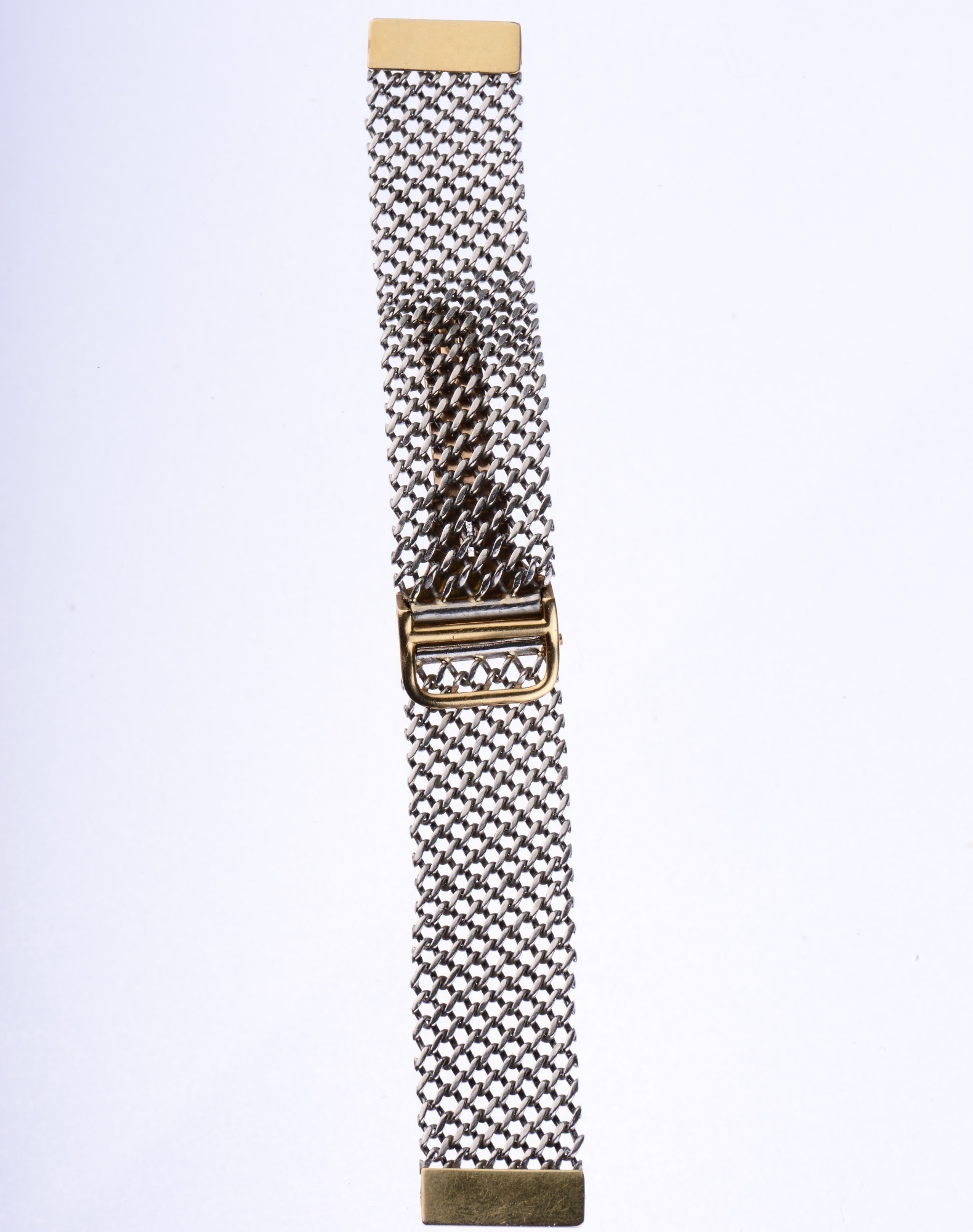 Cartier .950 Platinum and 18K Gold Watch Bracelet