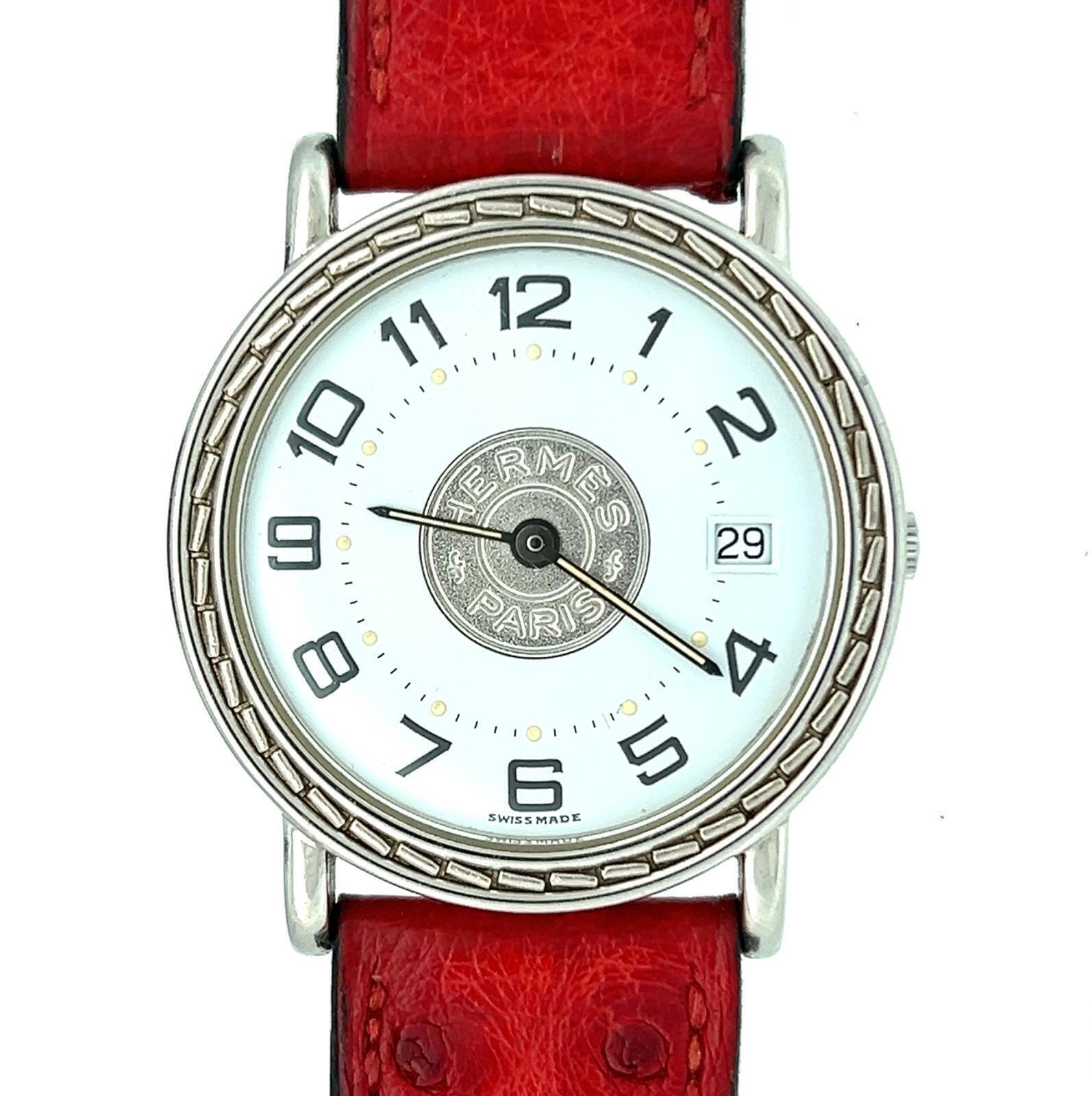 HERMES PARIS REF. 82 10 LADIES QUARTZ WRISTWATCH, CIRCA 2000