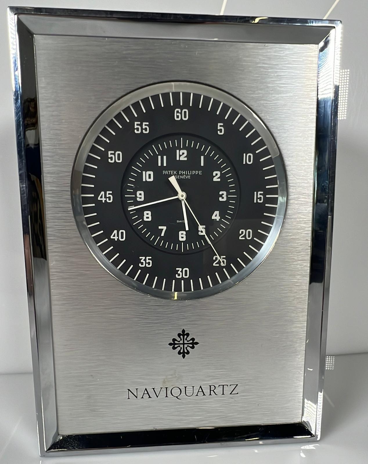 PATEK PHILIPPE NAVIQUARTZ E1200 DESK CLOCK