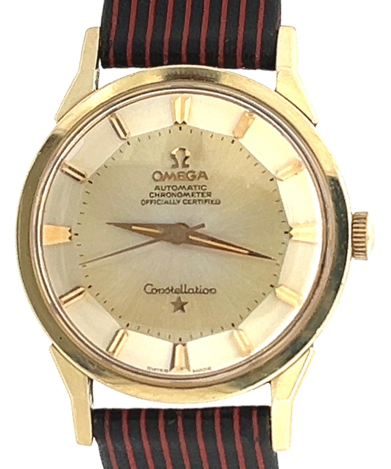 OMEGA CONSTELLATION REF. 14900 61 SC STEEL AND GOLD CHRONOMETER, CIRCA 1962