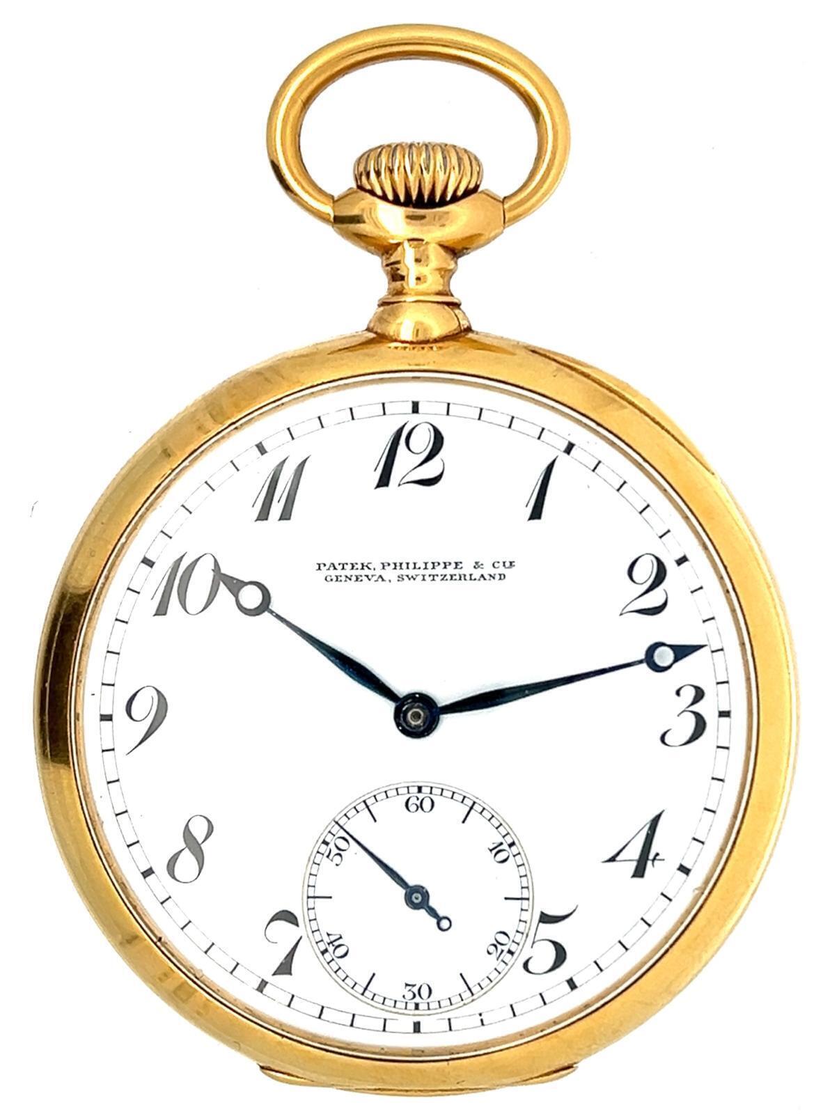 PATEK PHILIPPE OBSERVATORY GRADE 21 JEWEL EXTRA GRADE WITH GUILLAUME BALANCE POCKET WATCH, CIRCA 1912