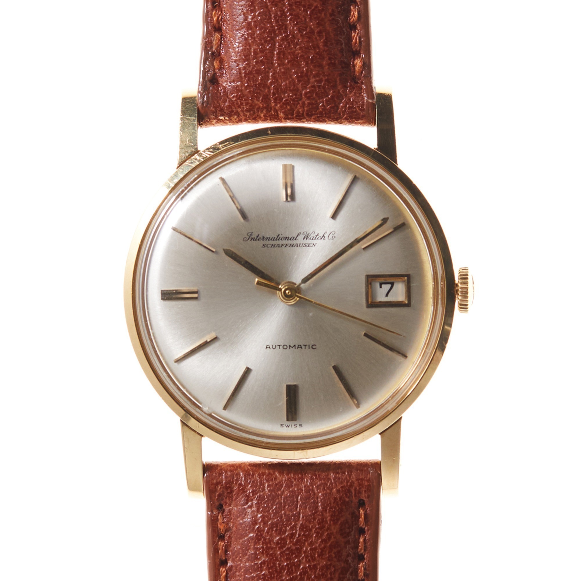 International Watch Co. Schaffhausen - IWC 18K Yellow Gold Men's Automatic Wristwatch