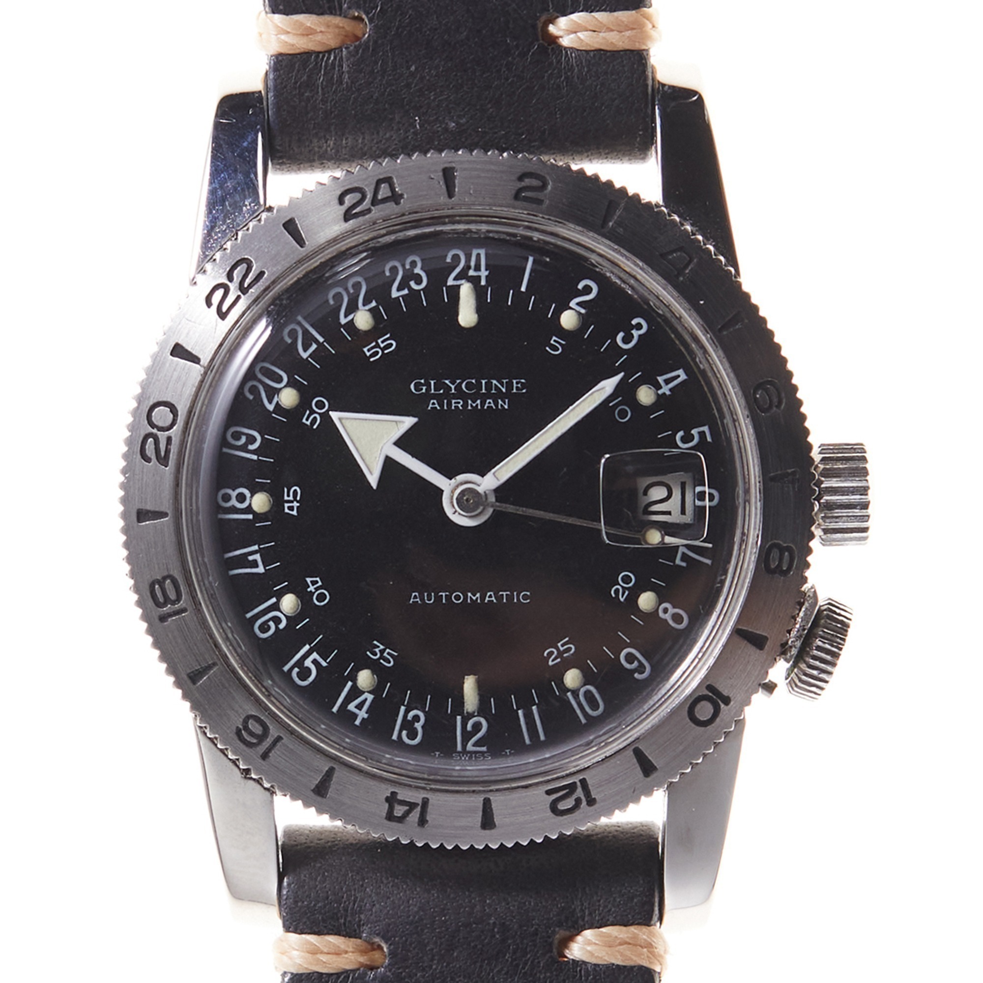 Glycine Airman Stainless Steel Automatic Pilot's Watch